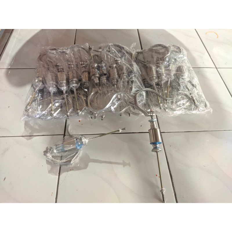 Grosir Gantungan Sangkar Stainless Lipat+Pion Gantungan BNR 1 Pack Isi 10Pcs