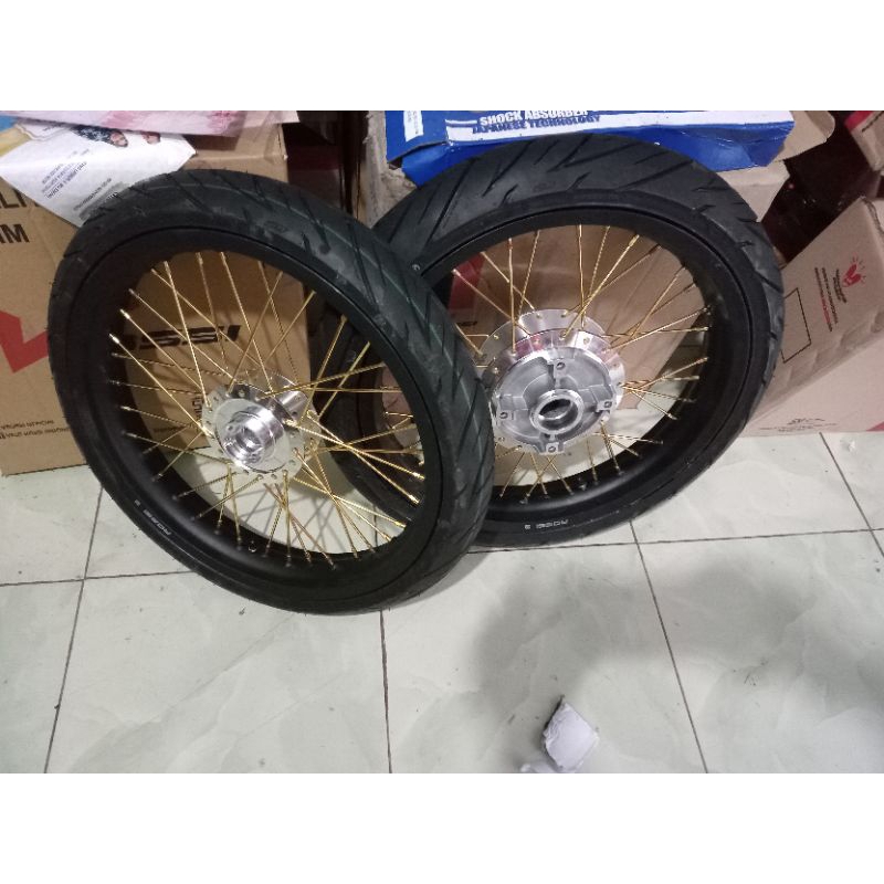 velg Supra x new DD ring 17 x250/215 plus ban