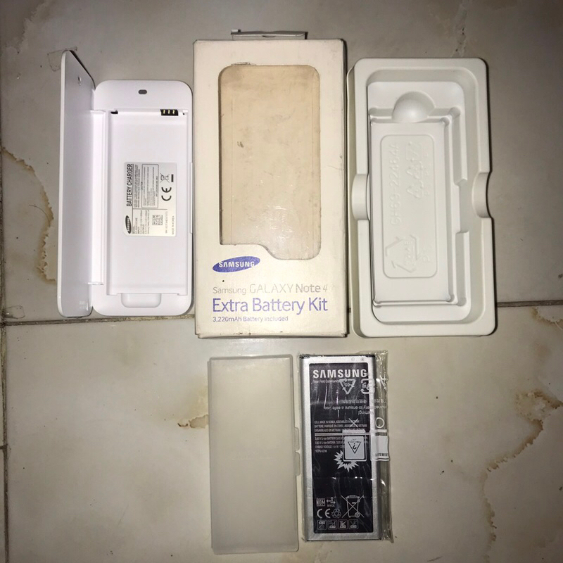 Original Resmi SEIN | Extra Battery Kit / Desktop+Baterai Samsung Galaxy Note 4 EB-BN910BBE Compatib
