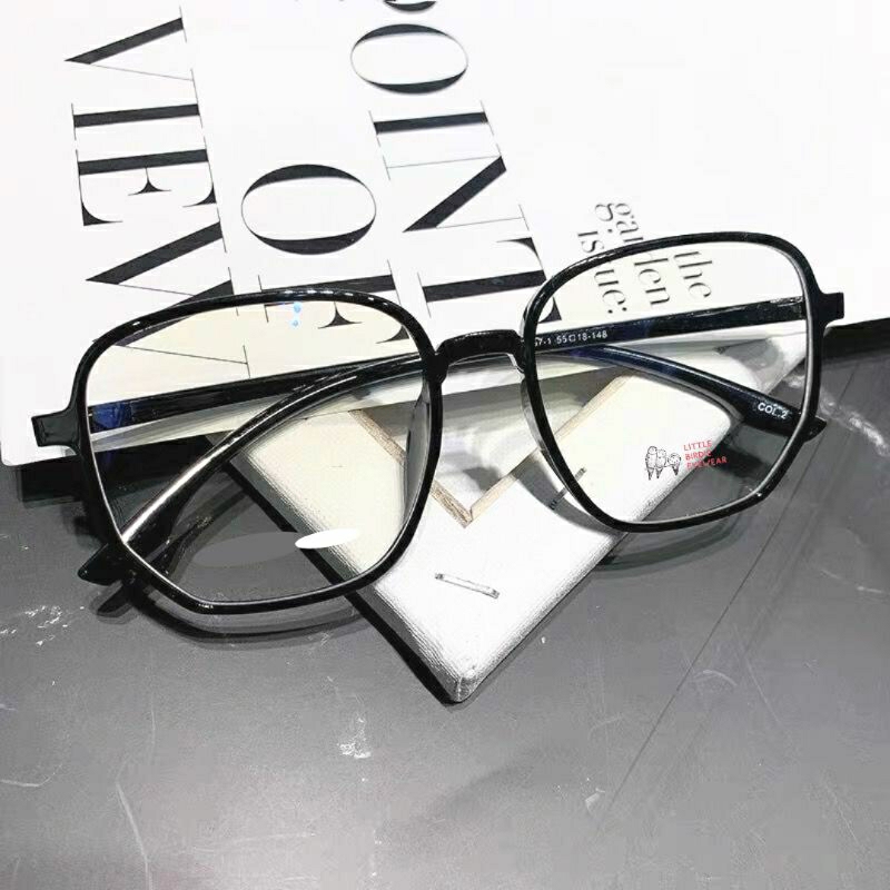 Frame Kacamata Anti Radiasi Blueray Photocromic Wanita Pria Korea Kotak | Kaca Mata Minus Kecamata