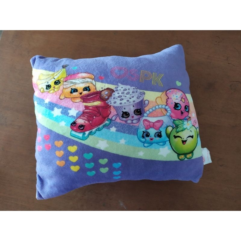 bantal boneka shopkins, boneka shopkins, bantal sofa, bantal kepala shopkins, mainan shopkins