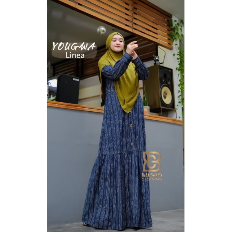 YOUGWA DENIM DAILY DRESS SYARI BY BUGIO CLOTHING