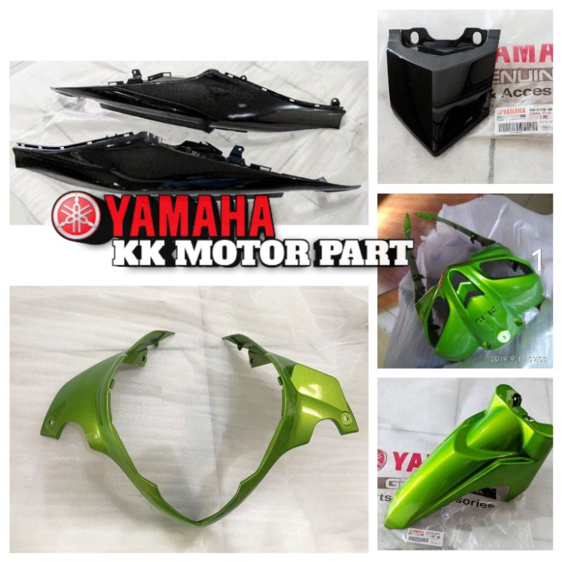 PAKET BODY HALUS 6PCS YAMAHA JUPITER Z1 ORIGINAL YAMAHA HIJAU