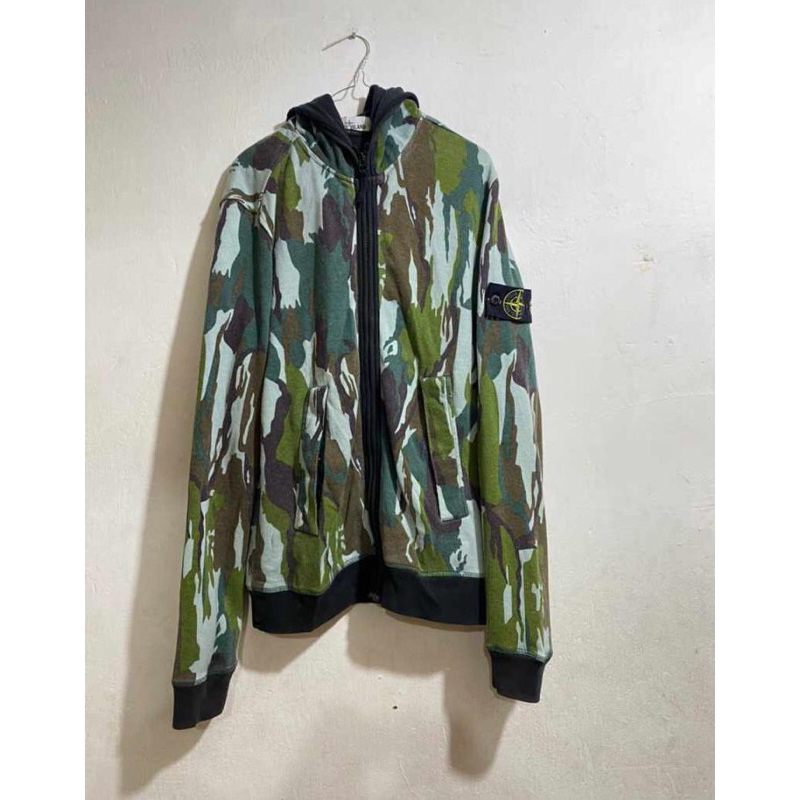 ZipHodieStoneIslandFlowingCamo