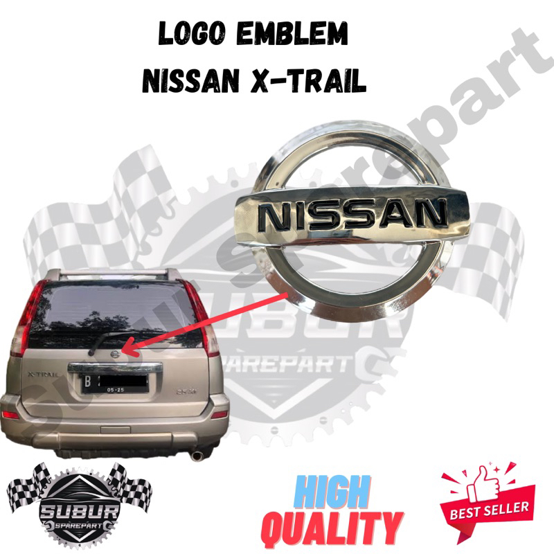 Logo Emblem Belakang Nissan X-Trail