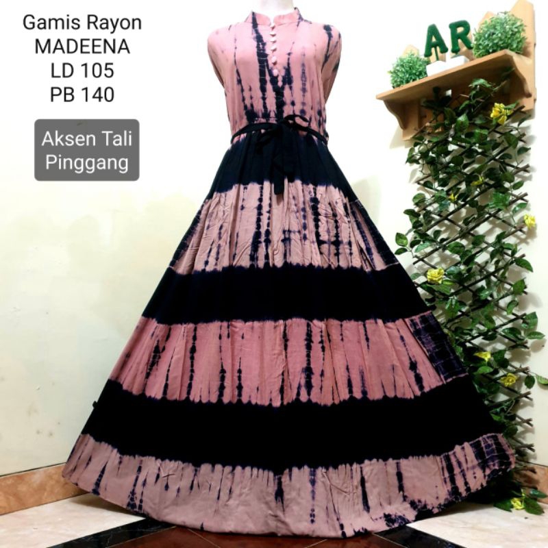 Gamis rayon candi mekar