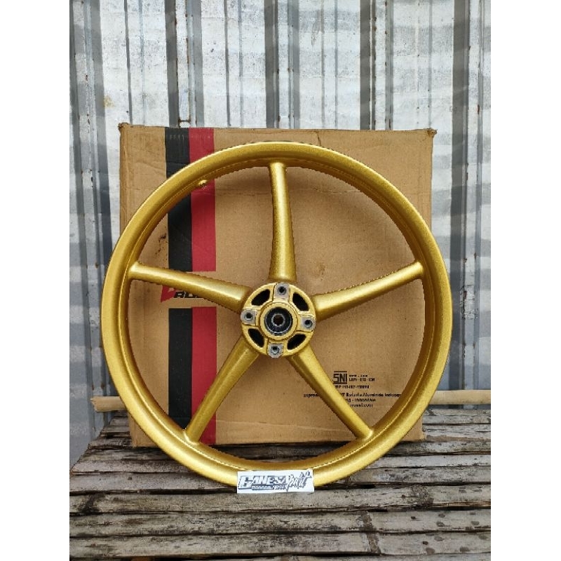 Velg rossi Velg rossi depan copy replika RCB Gold 160 ring 17 sudah PNP