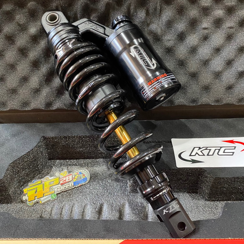 SHOCKBREAKER KTC ORIGINAL MODEL EXTREME UKURAN 325 MM &amp; 300 MM AS GOLD UNIVERSAL ALL MATIC BEAT VARIO SCOOPY MIO XEON SOUL FINO LEXI DLL