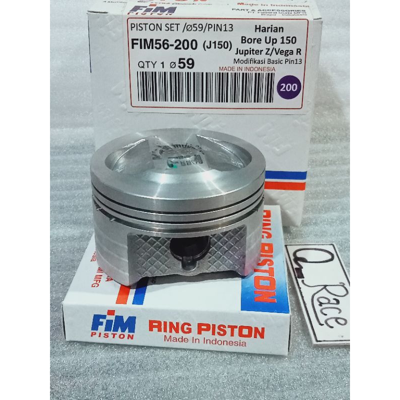 Piston kit jupiter z vega r new xxb FIM 57 - 59 mm pin 13 fim56