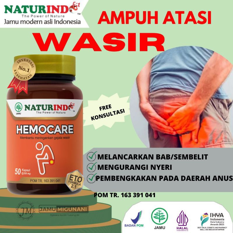 Obat Wasir Ambeien Benjolan BAB Berdarah Sembelit Paling Ampuh Hemocare
