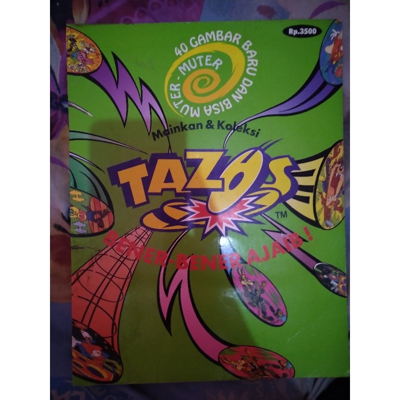 Album Tazos super langka 90an,