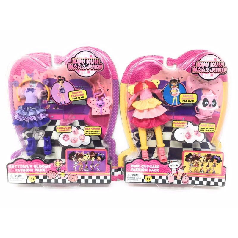 set baju barbie/ kuu kuu harajuku