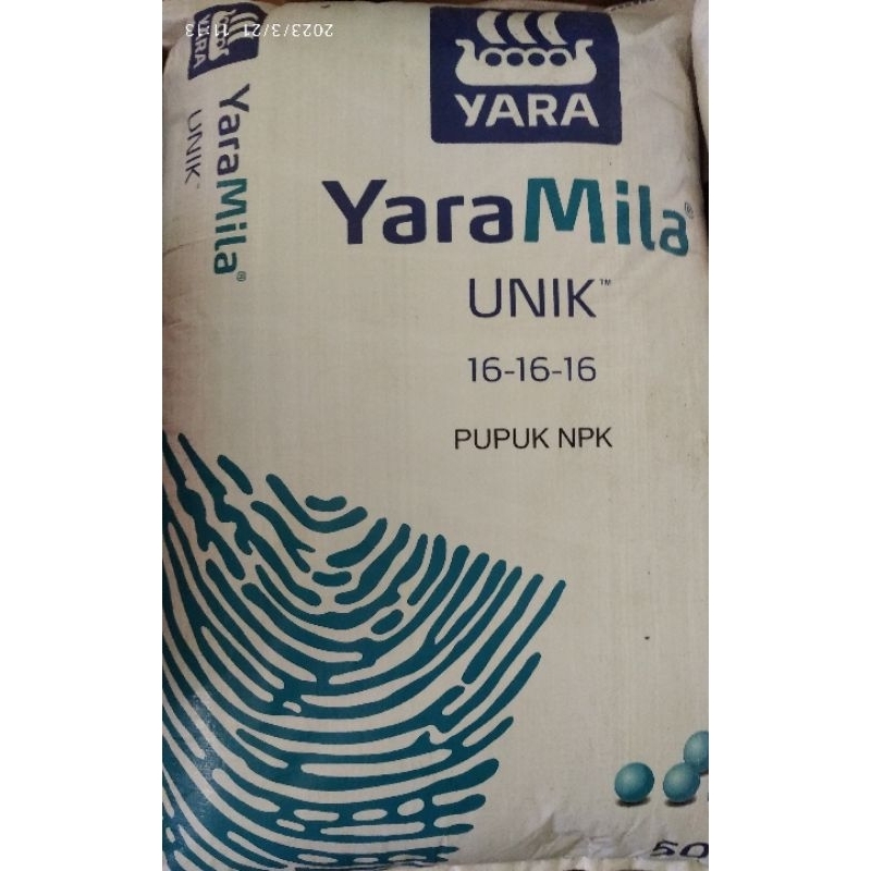 PUPUK NPK YARAMILA 16 16 16 50 KG