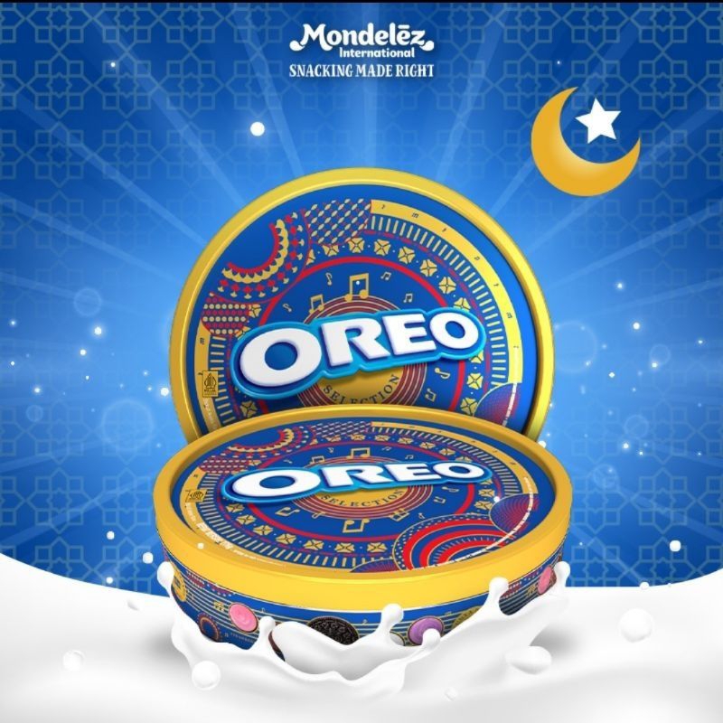 Oreo Selection Kaleng 276 gram/kue kering/lebaran/idul Fitri/parcel