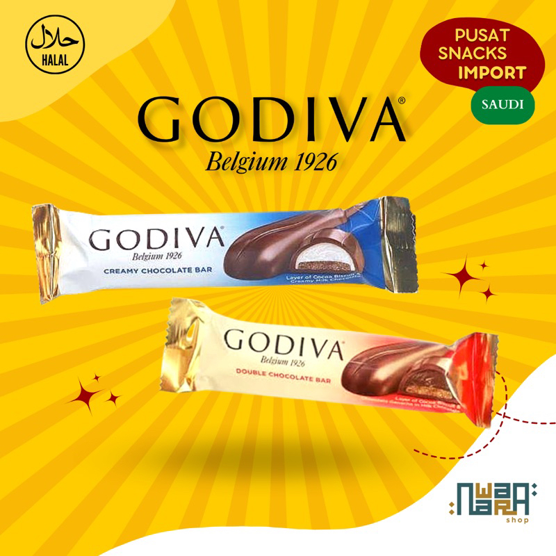 Jual Godiva Belgium Chocolate Godiva Creamy Double Chocolate Bar