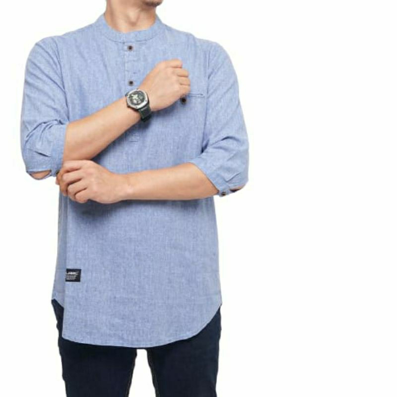 Alaric baju koko kurta kemko kemeja koko pria dewasa lengan 3/4 original alaric