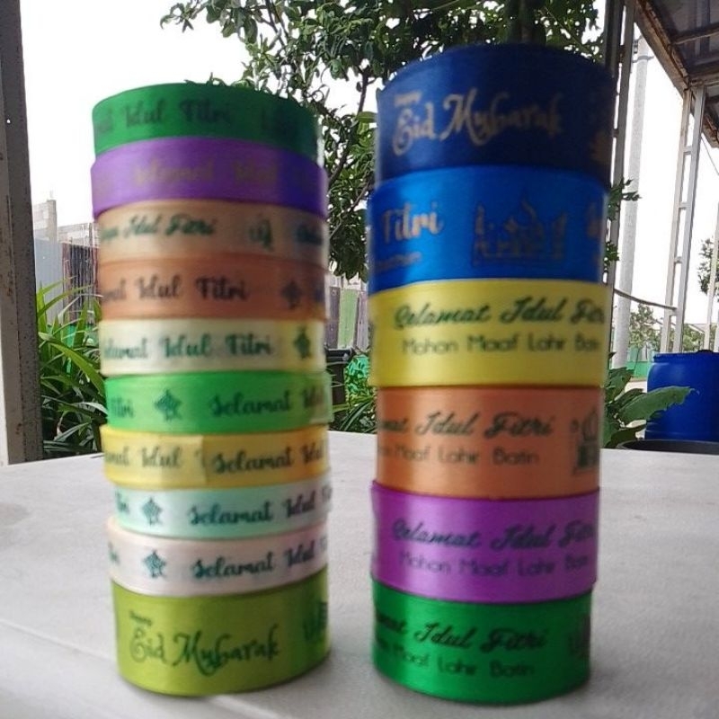 

Pita Idul Fitri 1/2" & 1"inc Printing