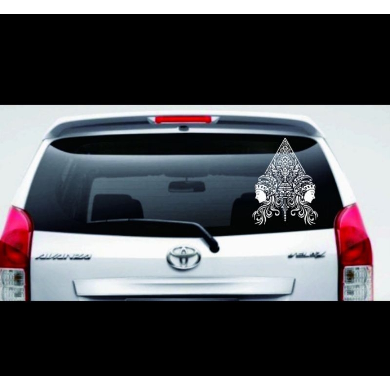 Cutting stiker gunungan wayang/stiker wayang/stiker mobil/cutting sriker