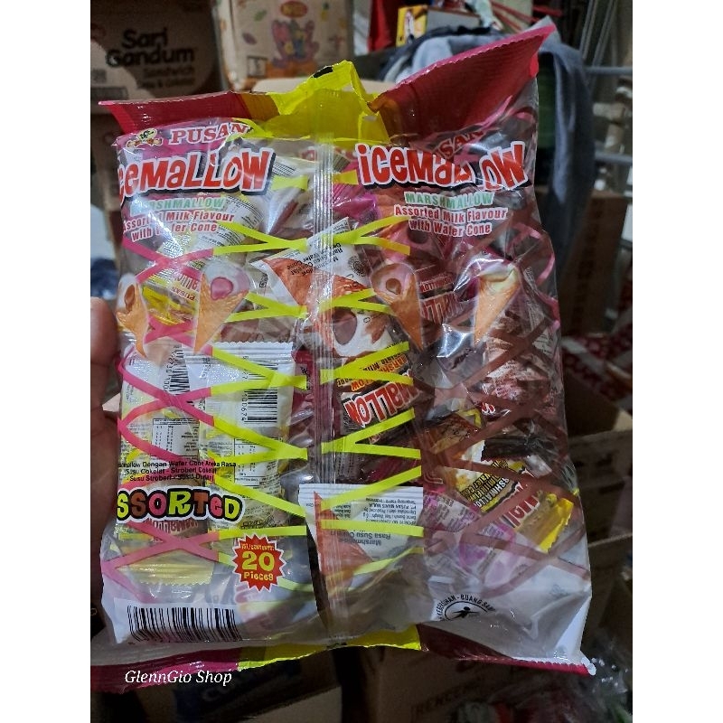 Marshmallow IceMallow Pusan pak isi 20 pcs