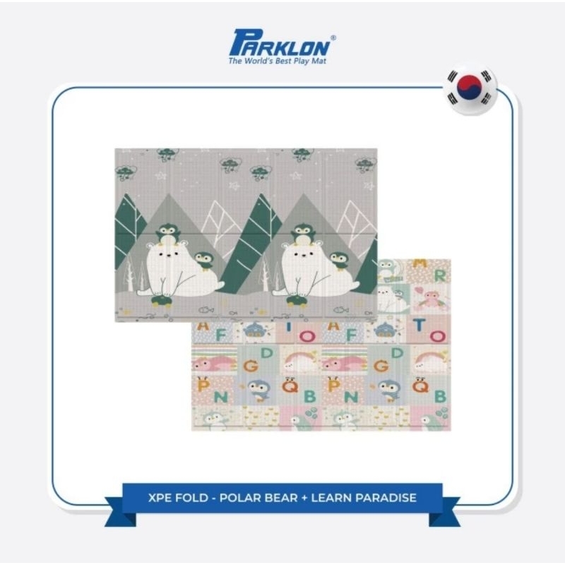 Parklon XPE Fold Playmat 150 cm x 200 cm x 1 cm - Playmat Lipat Bayi