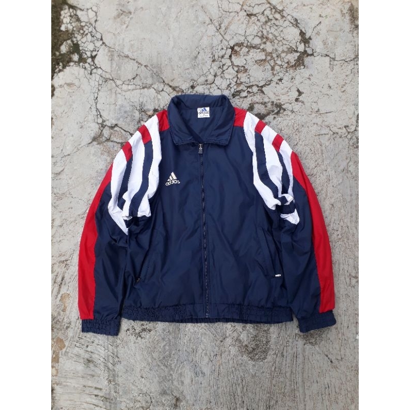 WINDBREAKER ADIDAS VINTAGE 90s | COLOURBLOCK ADIDAS | WINDBREAKER ADIDAS SECOND