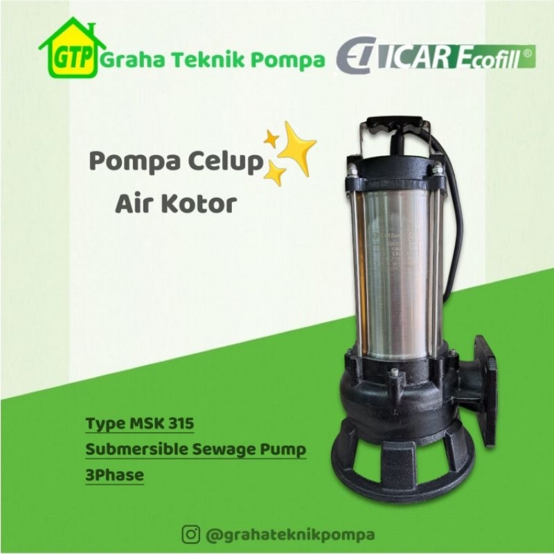 car Ecofill MSK 315 Pompa Celup Air Kotor