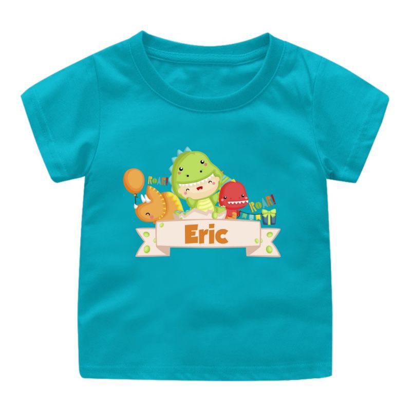 Kaos anak Custom nama sablon DTF