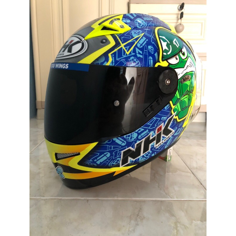 Helm Full Face NHK GP Pro Karel Abraham Plus Spoiler 3D