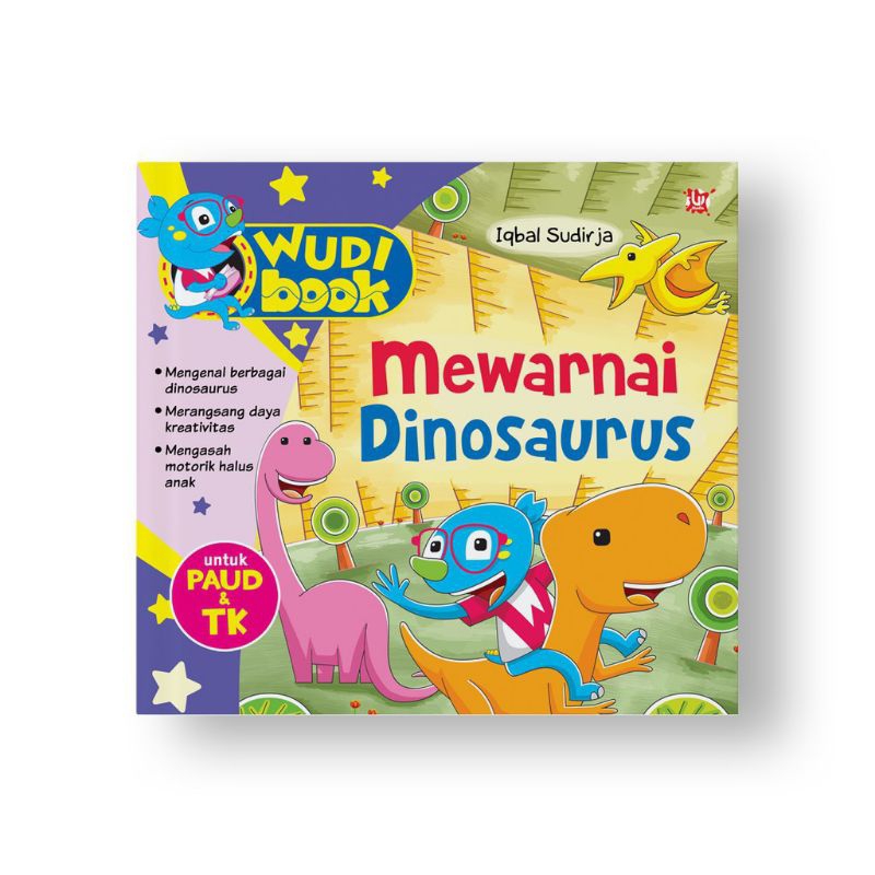 Wudi Book Mewarnai Dinosaurus