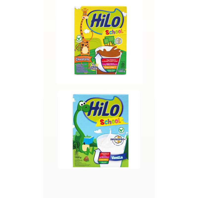 

HiLo School Chocolate susu tinggi kalsium 1kg