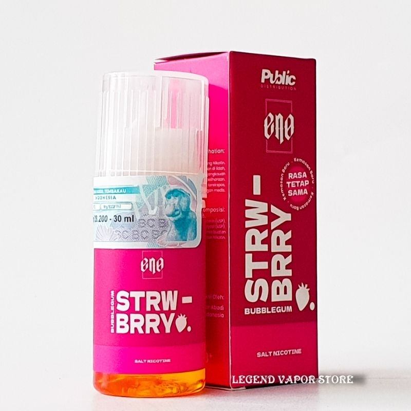 SALT NIC - LIQUID ENO Strawberry Bubblegum 30ML 30MG AUTHENTIC