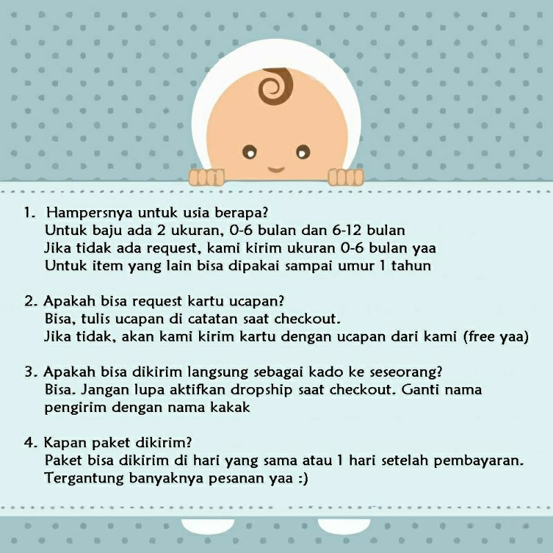 HAMPERS BAYI BABY PEREMPUAN CANTIK ROK TUTU