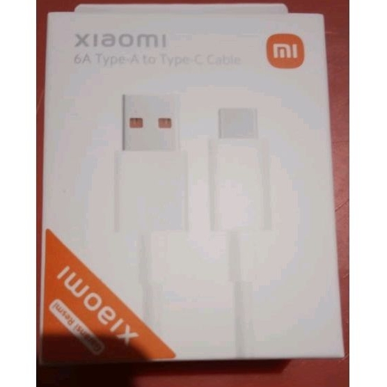 Xiaomi Mi Kabel Charger Type-A to Type-C 6A Fast Charging Original