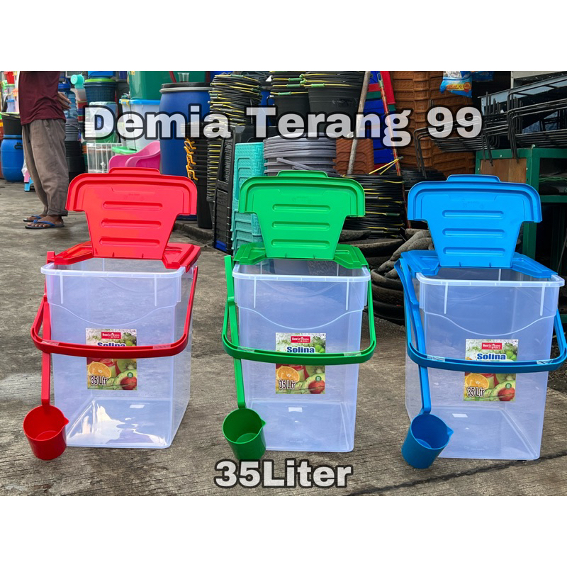 Toples Es Buah 35 Liter + Gayung Lionstar BesicHome