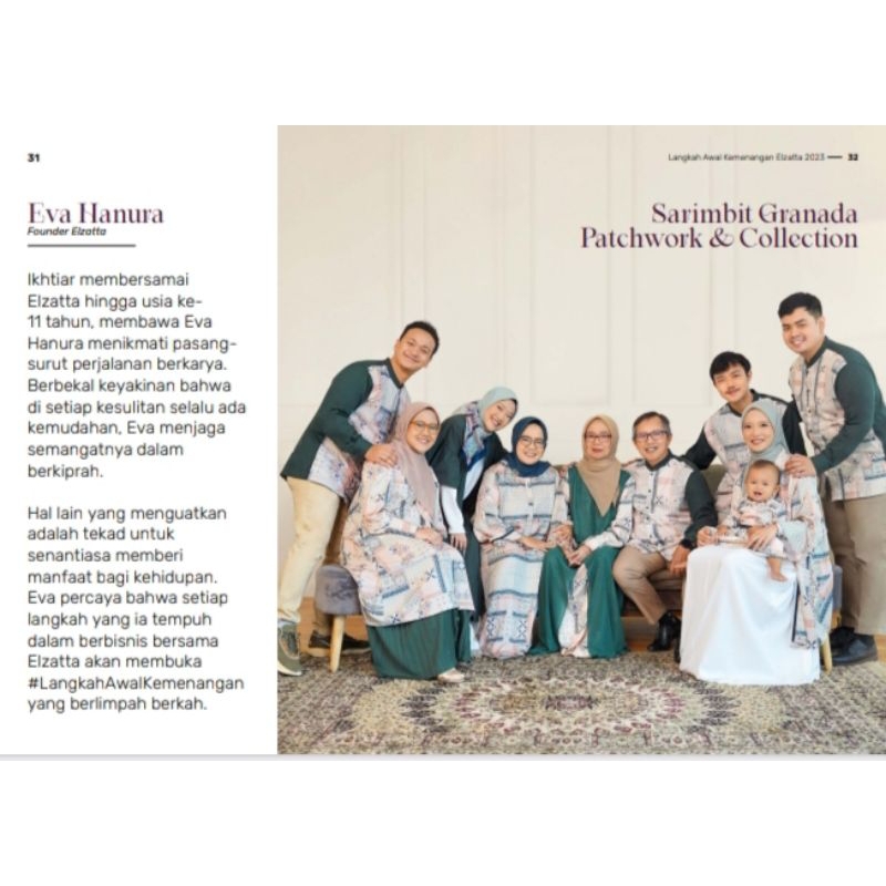 pakaian couple seragam keluarga gamis koko baju anak sarimbit granada pathcwork emerald elzatta