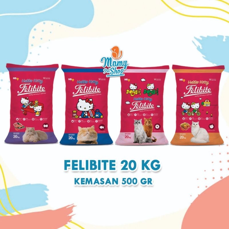 FELIBITE 20 KG ISI KEMASAN 500 GR x 40 PC