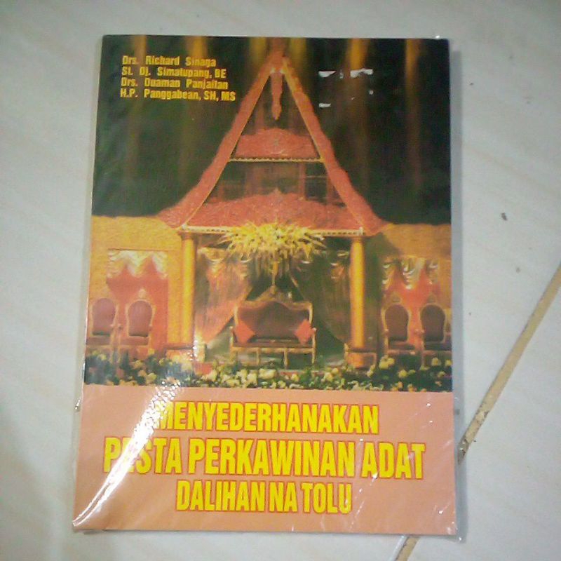 menyederhanakan pesta perkawinan adat dalihan na tolu