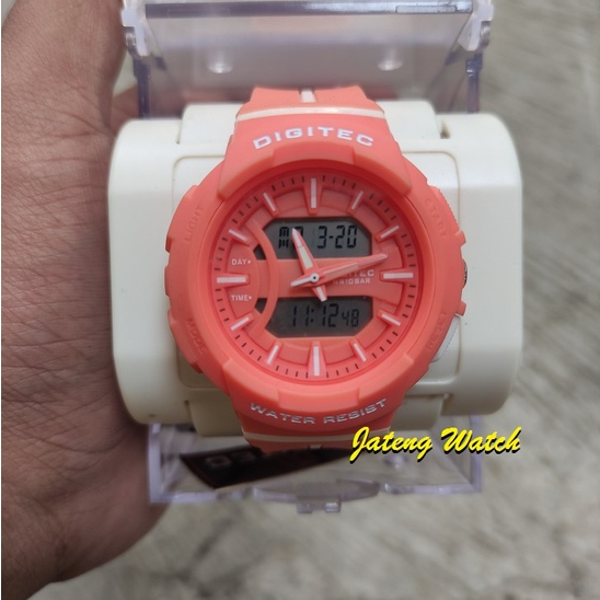 Jam Tangan Wanita Digitec 3116 DG-3116T DG-3116 DG3116 Warna Peach