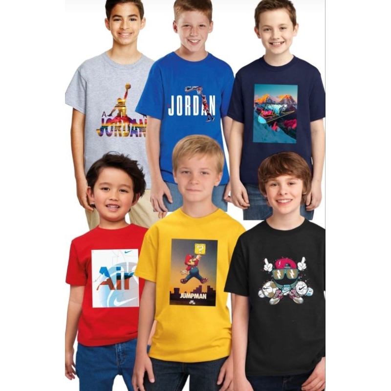 Kaos Nike Jordan Anak Laki-laki Usia 4-12 Tahun Part 2