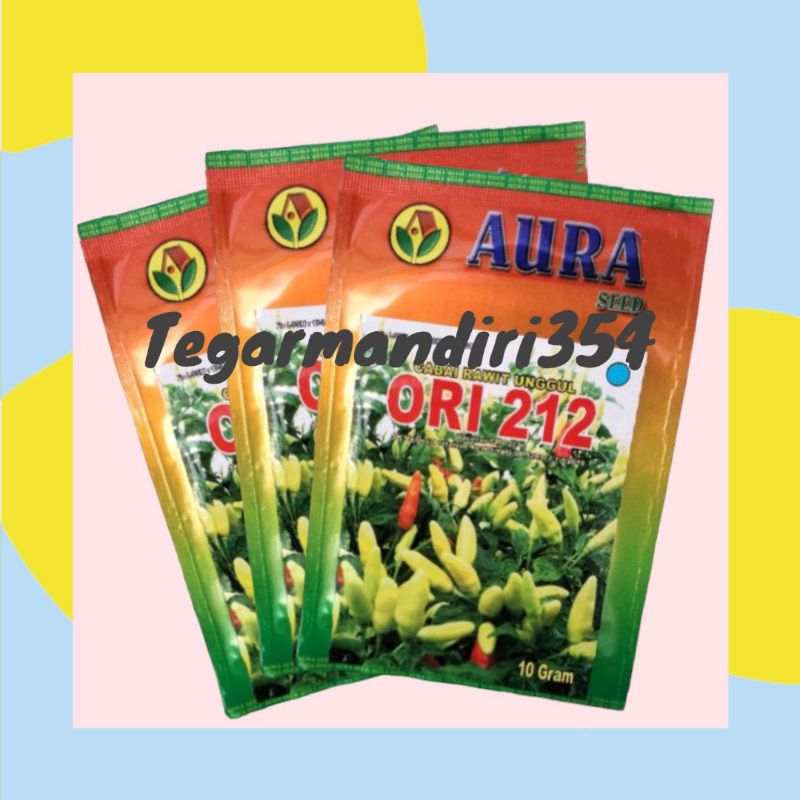 Benih cabe ori 212 10gram original Bibit cabe rawit Ori 212 10gram