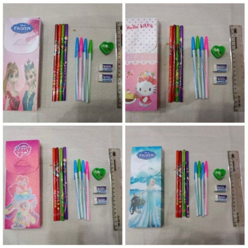 

Perlengkapan alat tulis / alat tulis / kotak pensil / satu set perlengkapan tulis