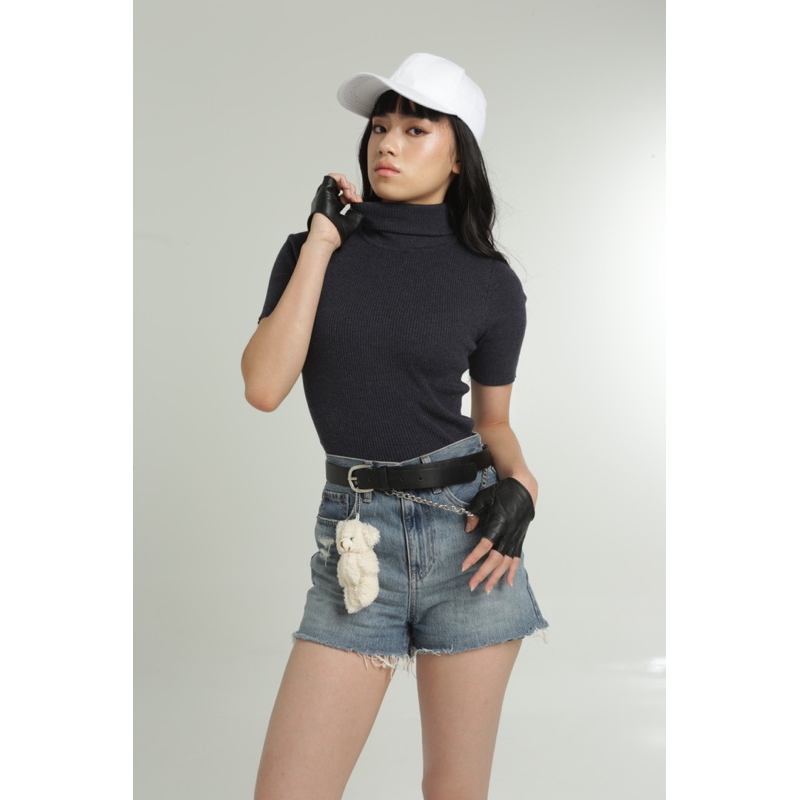 Ersa Turtle Neck Short Sleeve