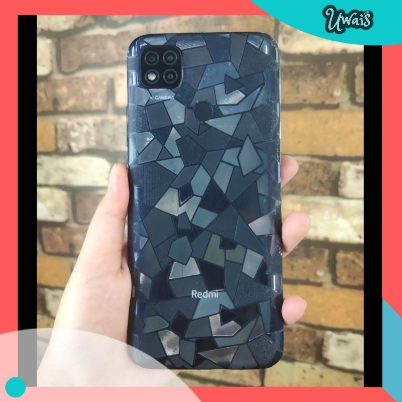 Backskin garskin skin pelindung belakang hp 3D unik lucu keren glitter Oppo A17 A57 A5s A12 A11k A3s A5 A7 A9 A15 A16 A52 A53 A54 A55 A58 A18 dan semua tipe oppo bling blink