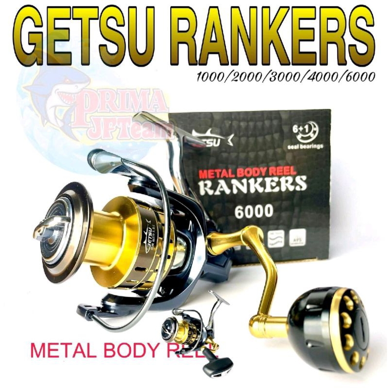 REEL GETSU RANKERS power handle metal body
