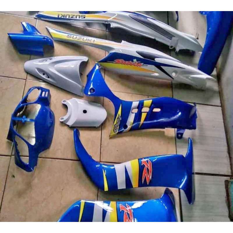 Cover body set halus cover body set satria Malaysia satria hiu