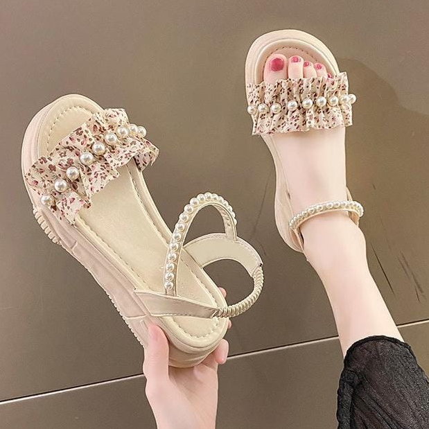 TBIG [COD] Sandal Sepatu Wanita SANDALGION Import Korea Style Santai Wanita Remaja