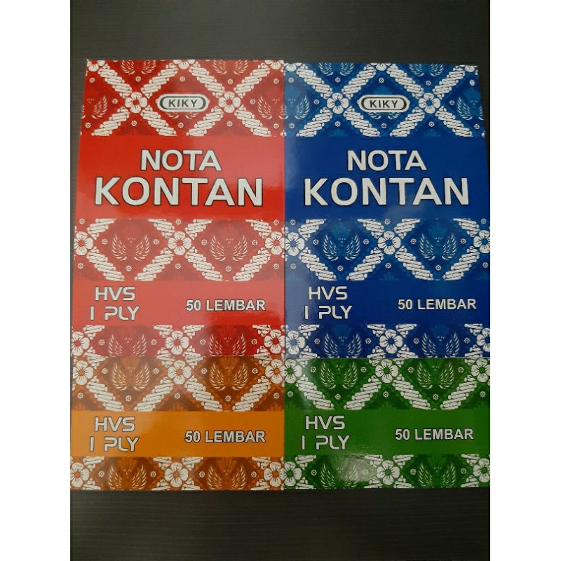 

Nota Kontan 1 ply