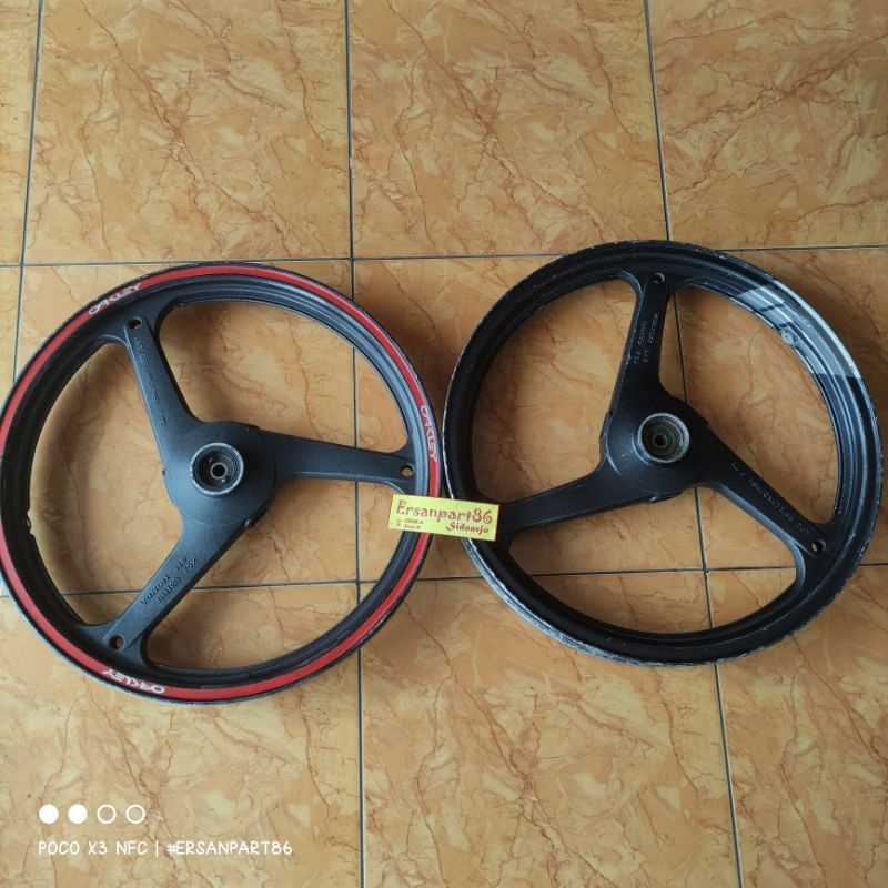 Velg depan tiger revo original