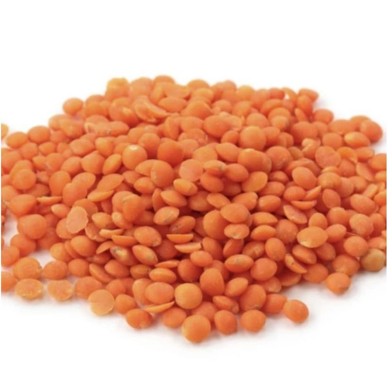 

kacang Lentil Merah Dal masoor Organic Orange lentil 500 gm