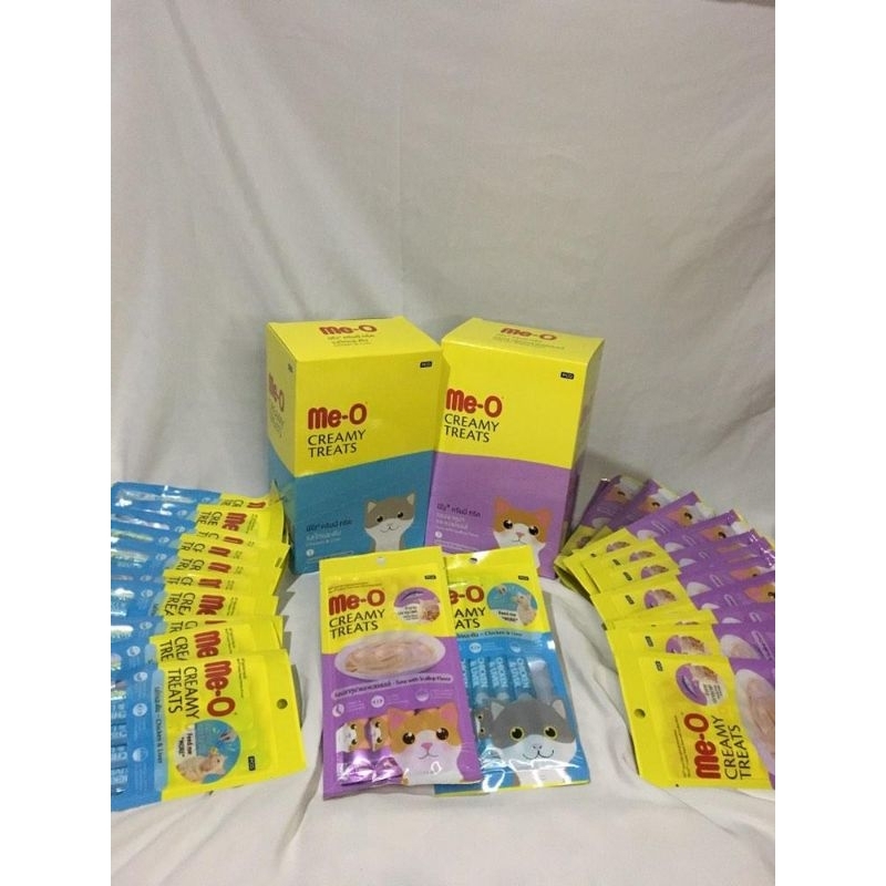 MeO Creamy Treat Snack Kucing 1 BOX GROSIR